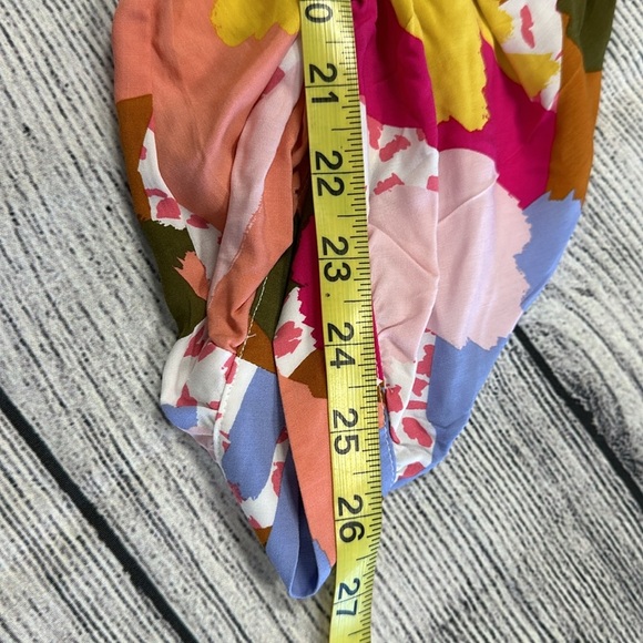 Eloquii Elements • Abstract Print Blouse w/Ruched Sleeves • Sz 24 • NEW! - Picture 11 of 11